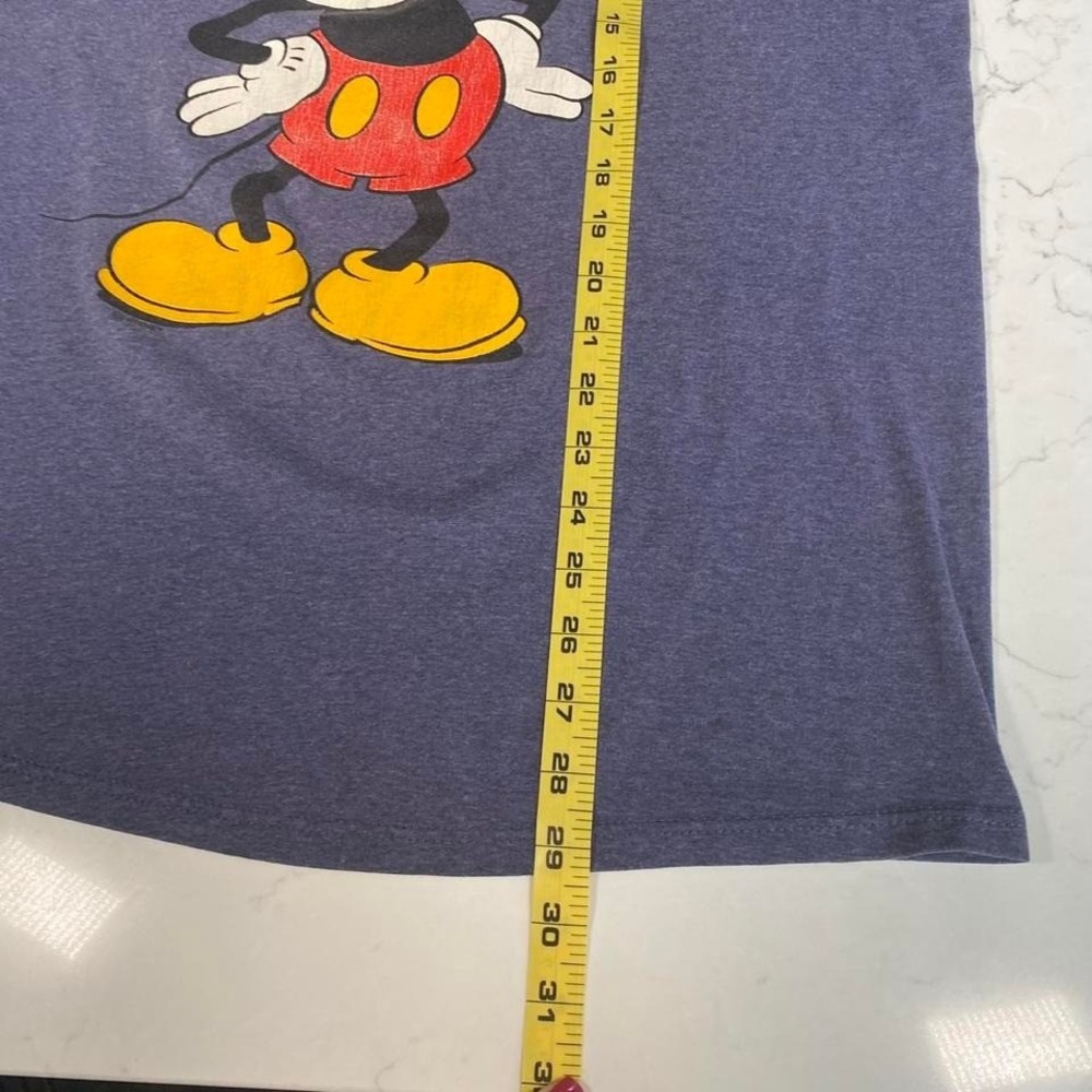 Vintage 90s Mickey Mouse T-Shirt Purple Mickey by Velva Sheen | Size Large - Picture 6 of 7